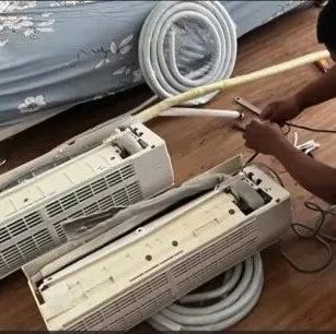央视曝光！致癌药水“漂”白！揭秘二手空调“翻新”一条街
