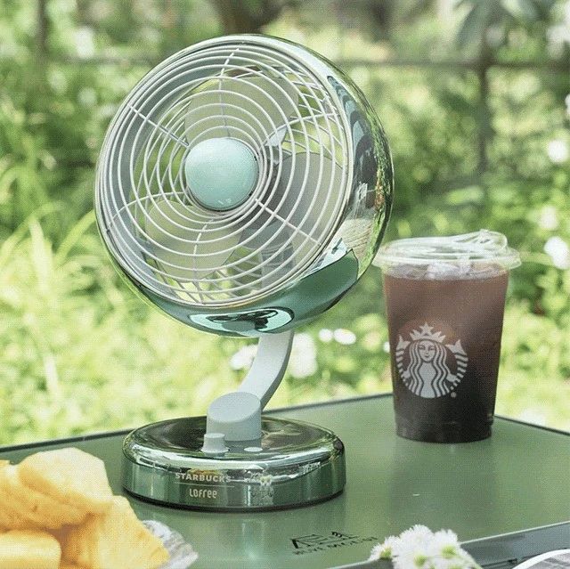 星巴克 Lofree联名新成员风扇｜邀你拥抱夏天的风