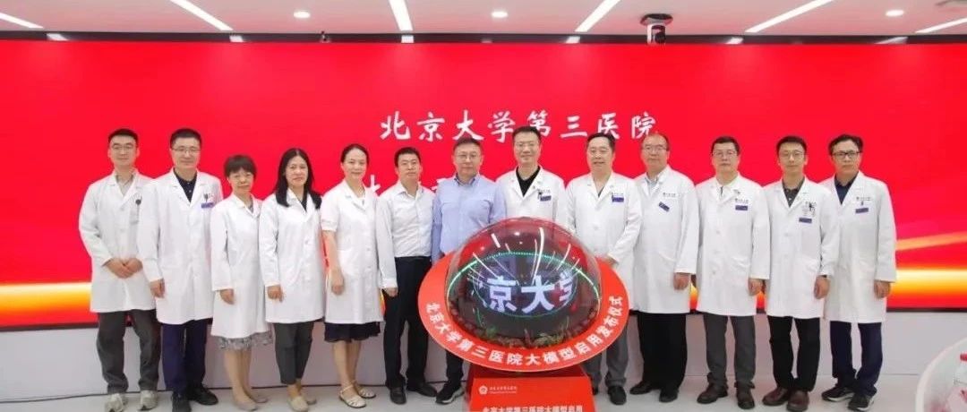 北医三院大模型启用，院企联手激活新质生产力动能