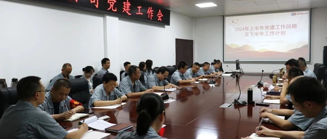 零八一集团红轮公司召开2024年半年度党建工作会