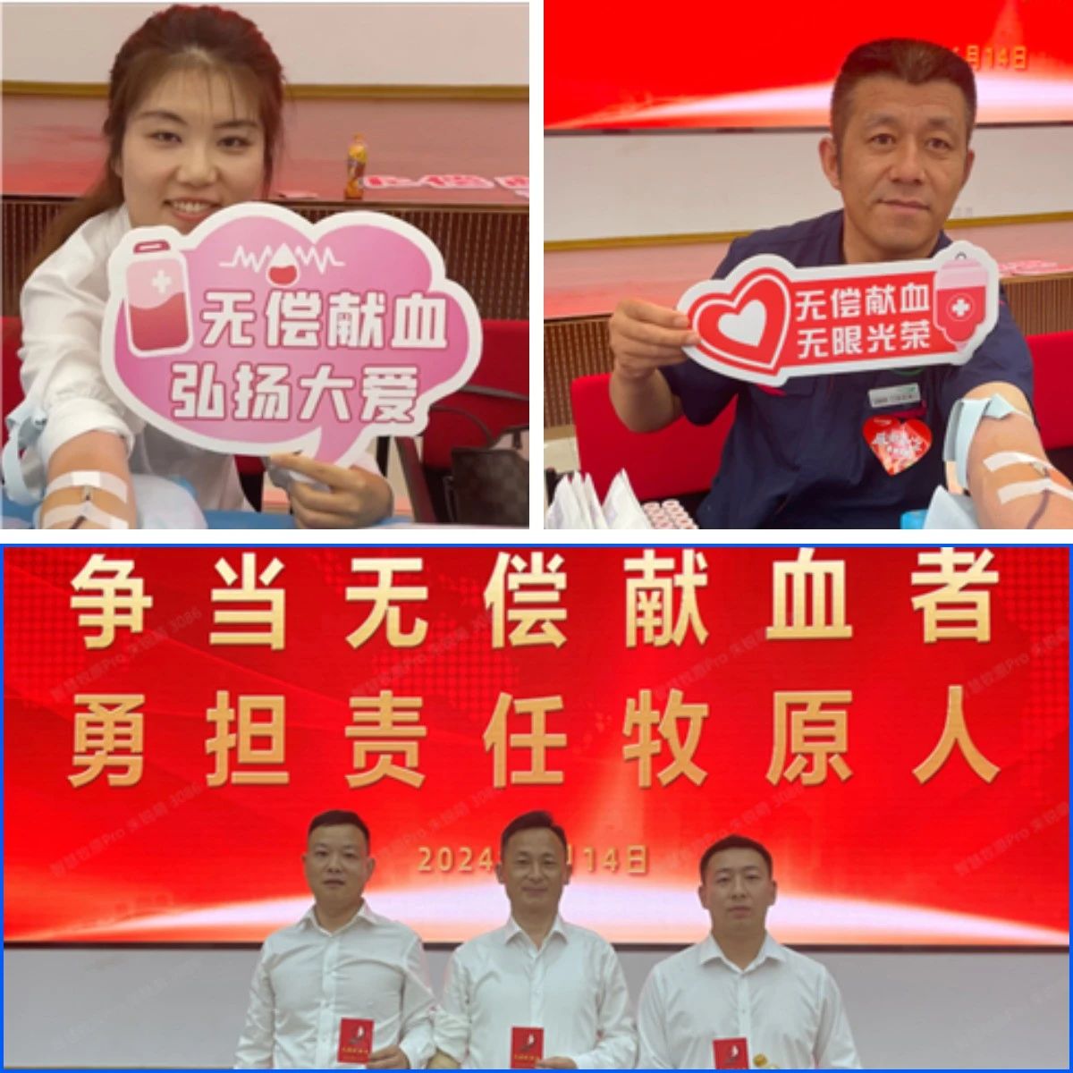 汇聚“热血”力量 | 争当无偿献血者，勇担责任牧原人
