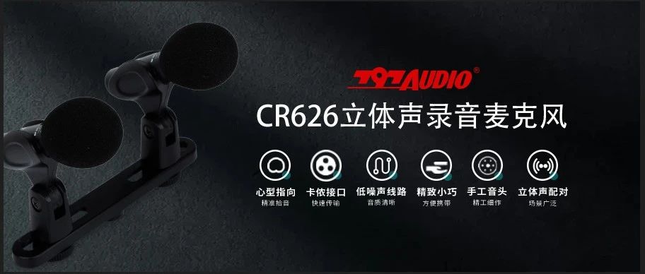 产品展示视频|797AUDIO CR626立体拾音麦克风