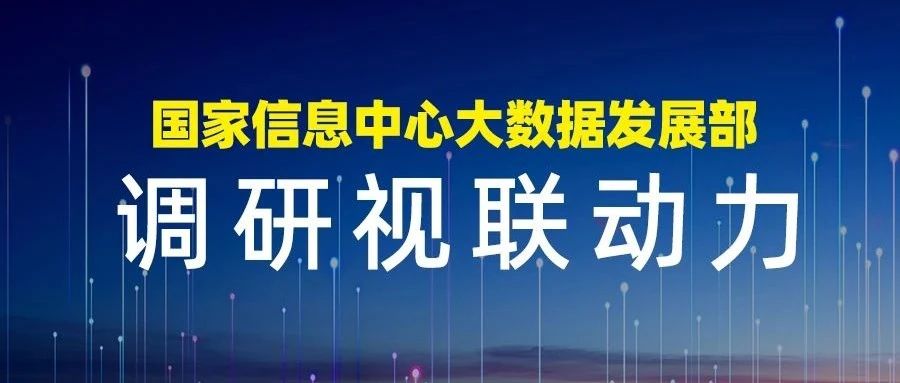 国家信息中心大数据发展部于施洋主任一行调研视联动力