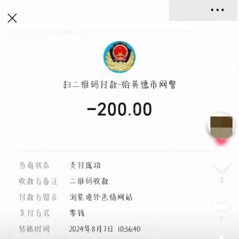 “浏览境外色情网站被网警罚款”？警方回应