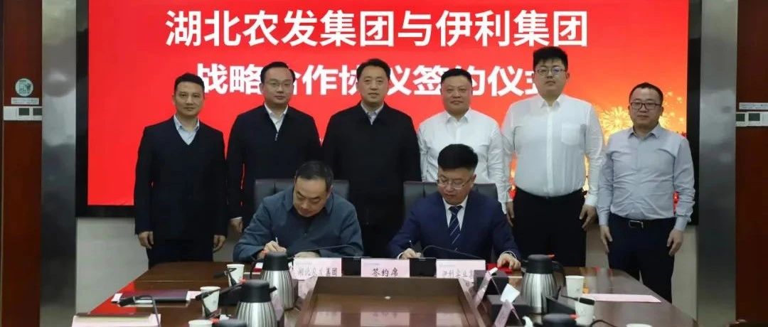 伊利集团和湖北农发集团达成战略合作  共绘农牧产业协同发展新蓝图