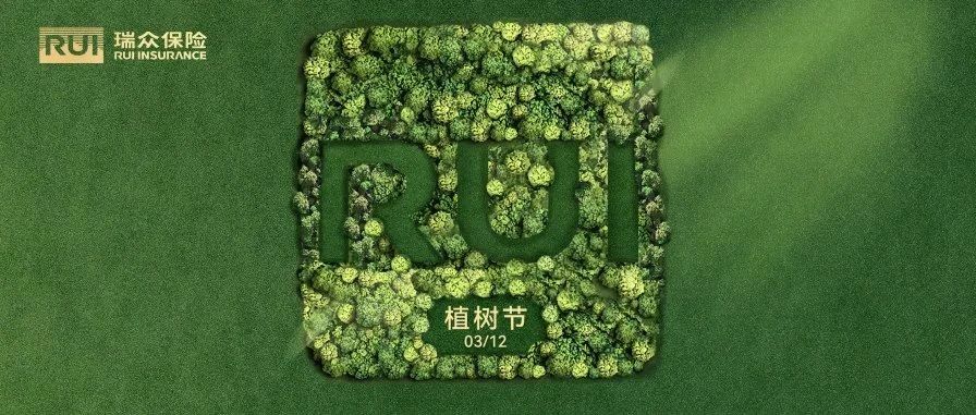 植树节｜瑞众保险，让绿色成为高质量发展的底色