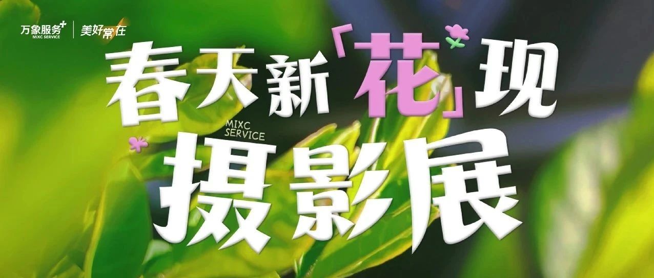 美好社区｜春天新「花」现摄影展，征集行动~