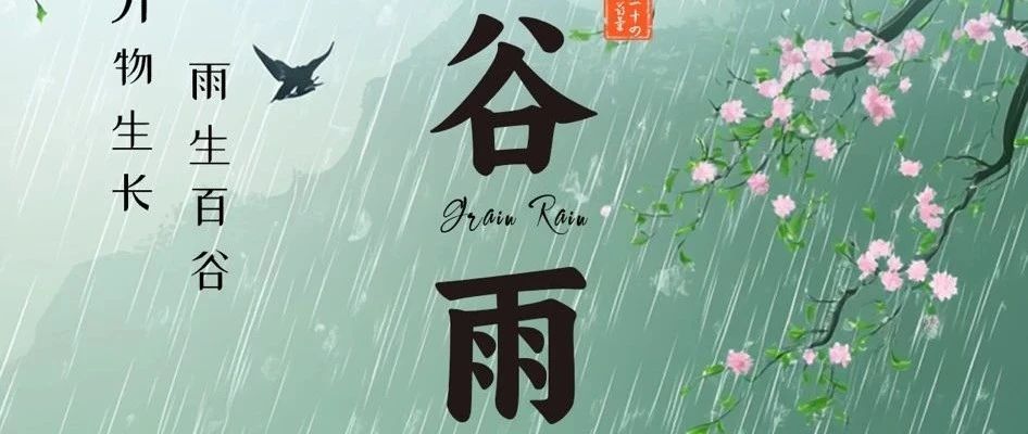 今日谷雨 | 雨生百谷、万物逢时，最是人间四月天、不负春光不负己！