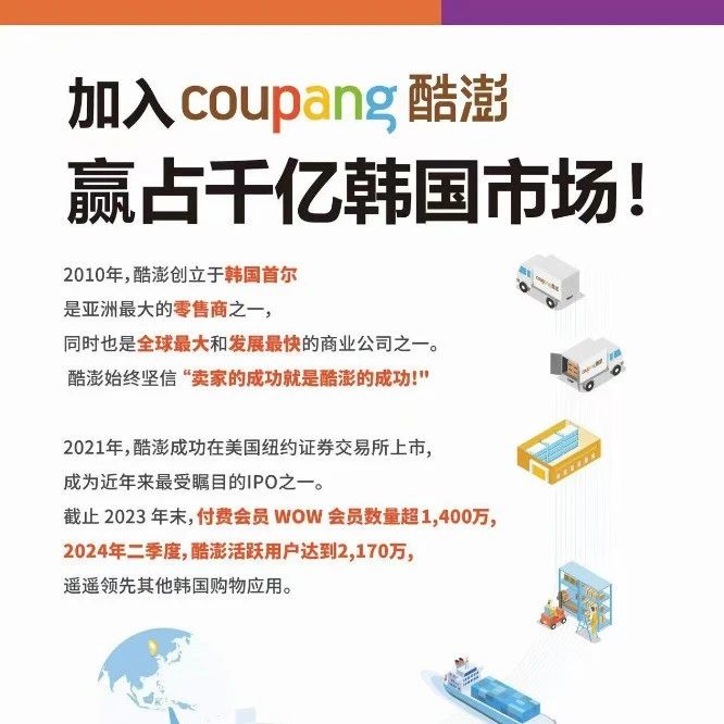 Coupang本土店入驻 | 加入Coupang 酷澎赢占千亿韩国市场!
