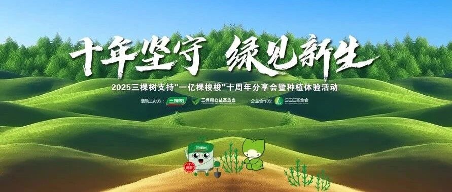 见证十年绿色奇迹！三棵树专属梭梭苗即将上线