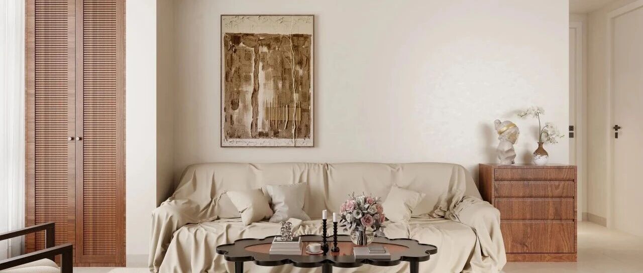 侘寂+中古的神仙搭配！96㎡的氛围感直接拉满，想照搬！​