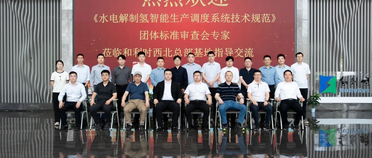 和利时牵头编制的《风光电解水制氢智能调控系统技术规范》团体标准正式发布