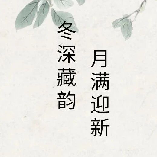 【十二月台历】冬深藏韵，月满迎新