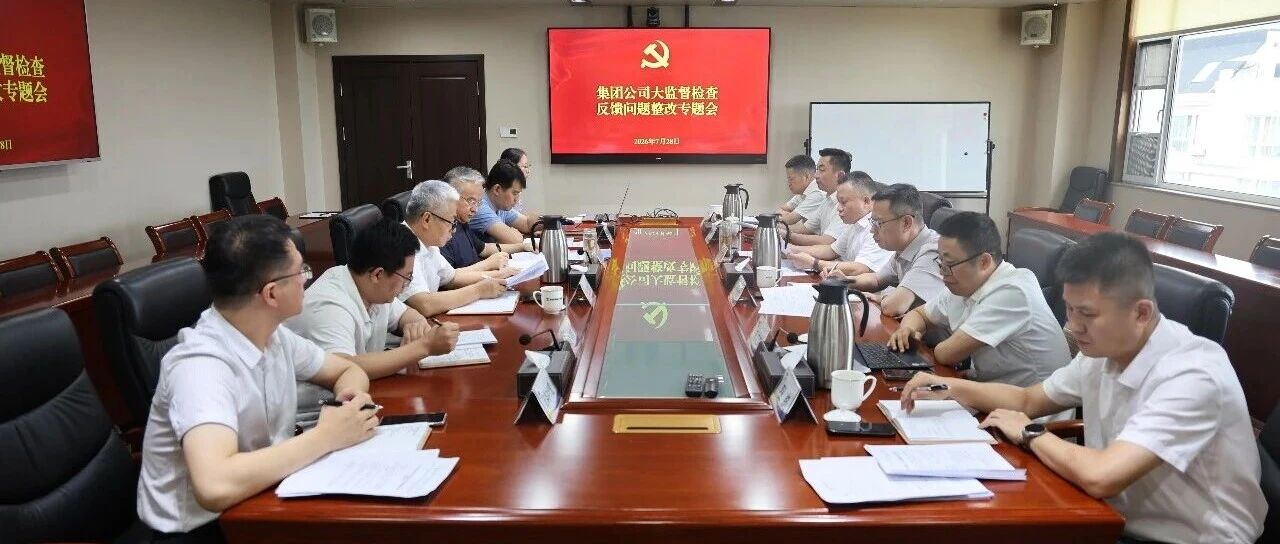 交建公司召开集团公司大监督检查反馈问题整改专题会