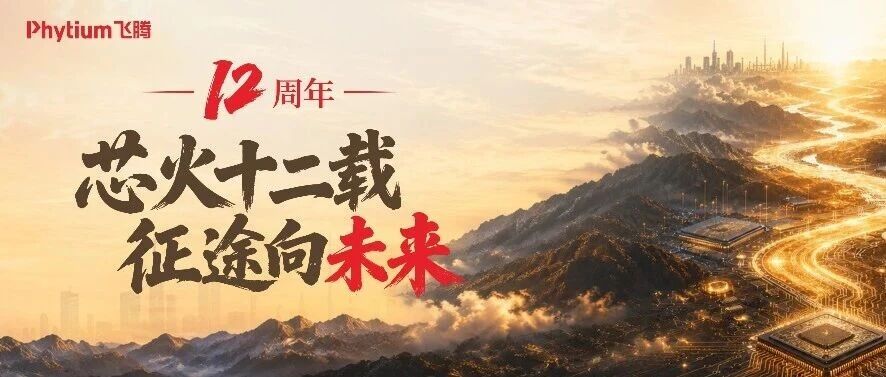 12周年｜芯火十二载，征途向未来！