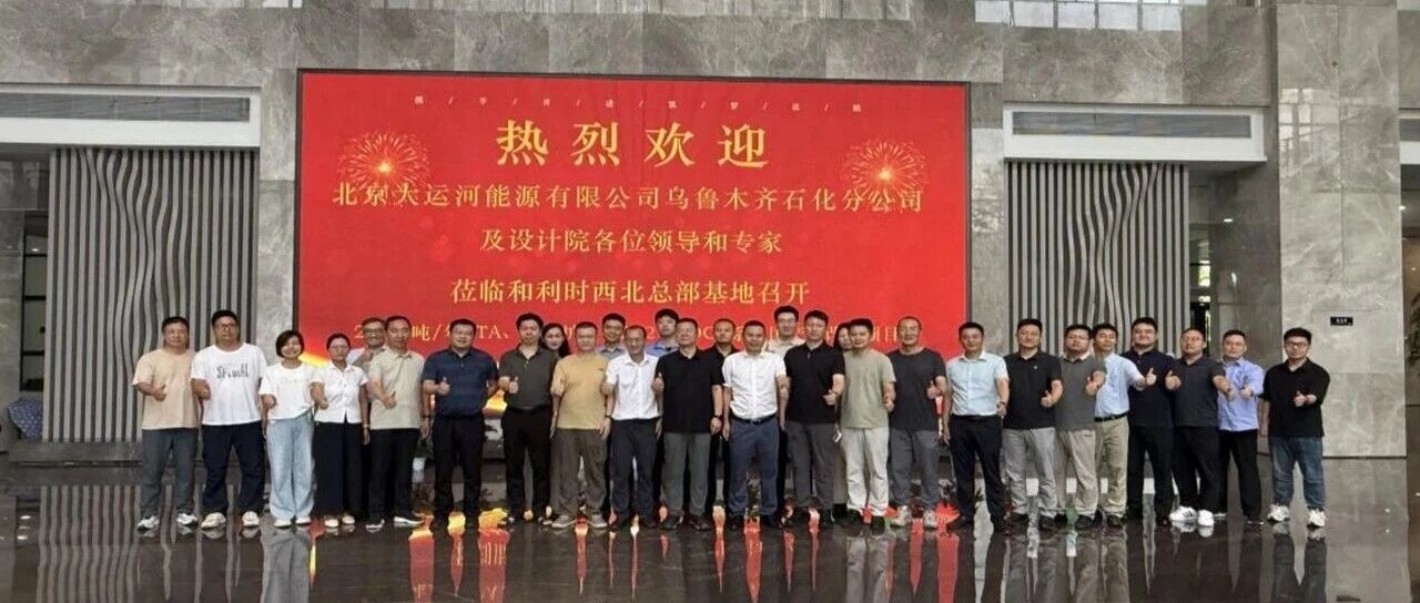 乌石化新建200万吨/年PTA、芳烃扩能及2027年控制系统国产化改造项目DCS总体开工会顺利召开